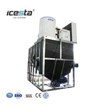 ICESTA 3000kg/24hr Flake Ice Maker Machine - Fresh/Salt Flake Ice
