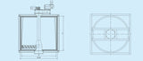 Snowkey ice silo