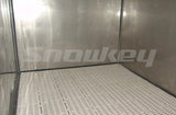Inside an ice storage room