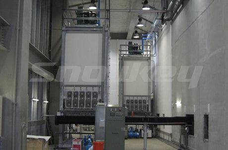 Screw ice storage exterior