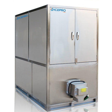 Front view of ICEPRO 3000kg/24hr Ice Maker Machine.