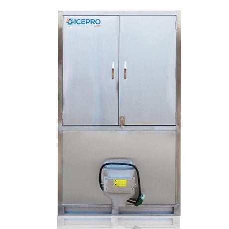Straight-on front view of ICEPRO 2000kg/24hr Ice Maker Machine.